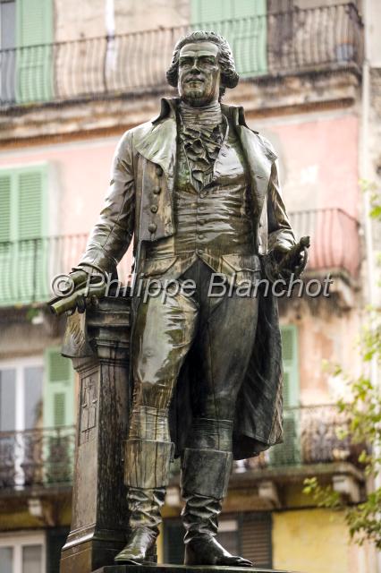 france corse 25.JPG - Statue de Pascal Paoli à CorteCorse